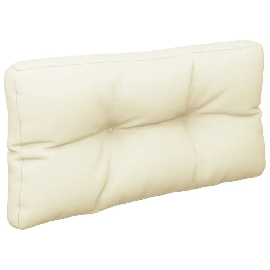 Pallet Cushions 2 pcs Cream Fabric 360691