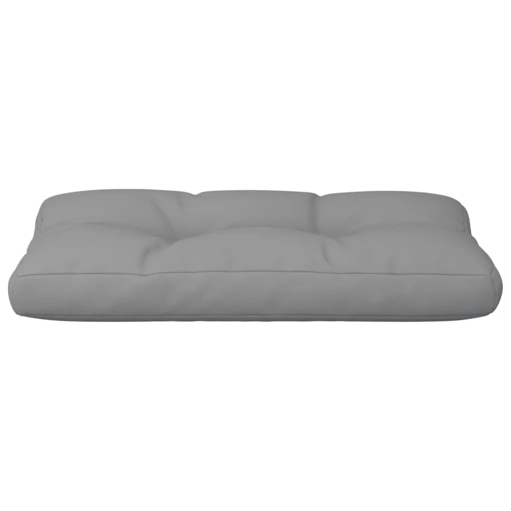 Pallet Cushion Grey 70x40x12 cm Fabric 314449