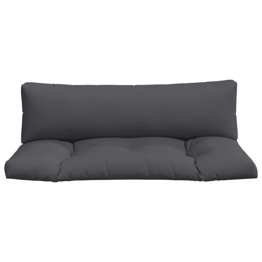 Pallet Cushions 2 pcs Anthracite Fabric 360922