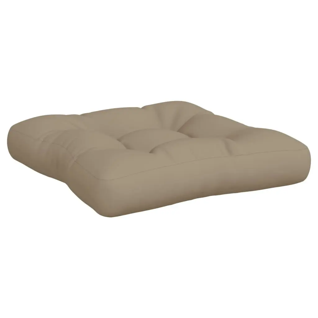 Pallet Cushions 2 pcs Taupe Fabric 360842