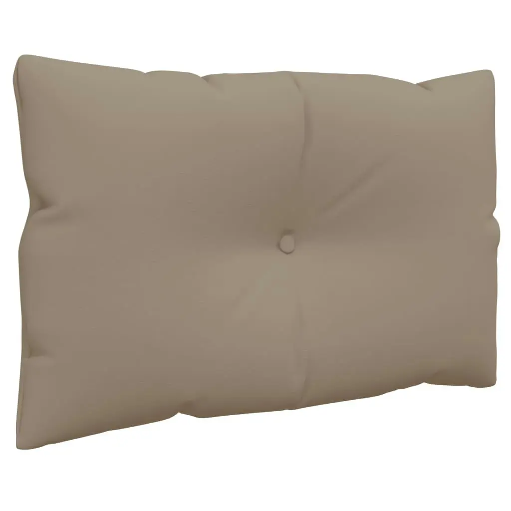 Pallet Cushions 2 pcs Taupe Fabric 360842