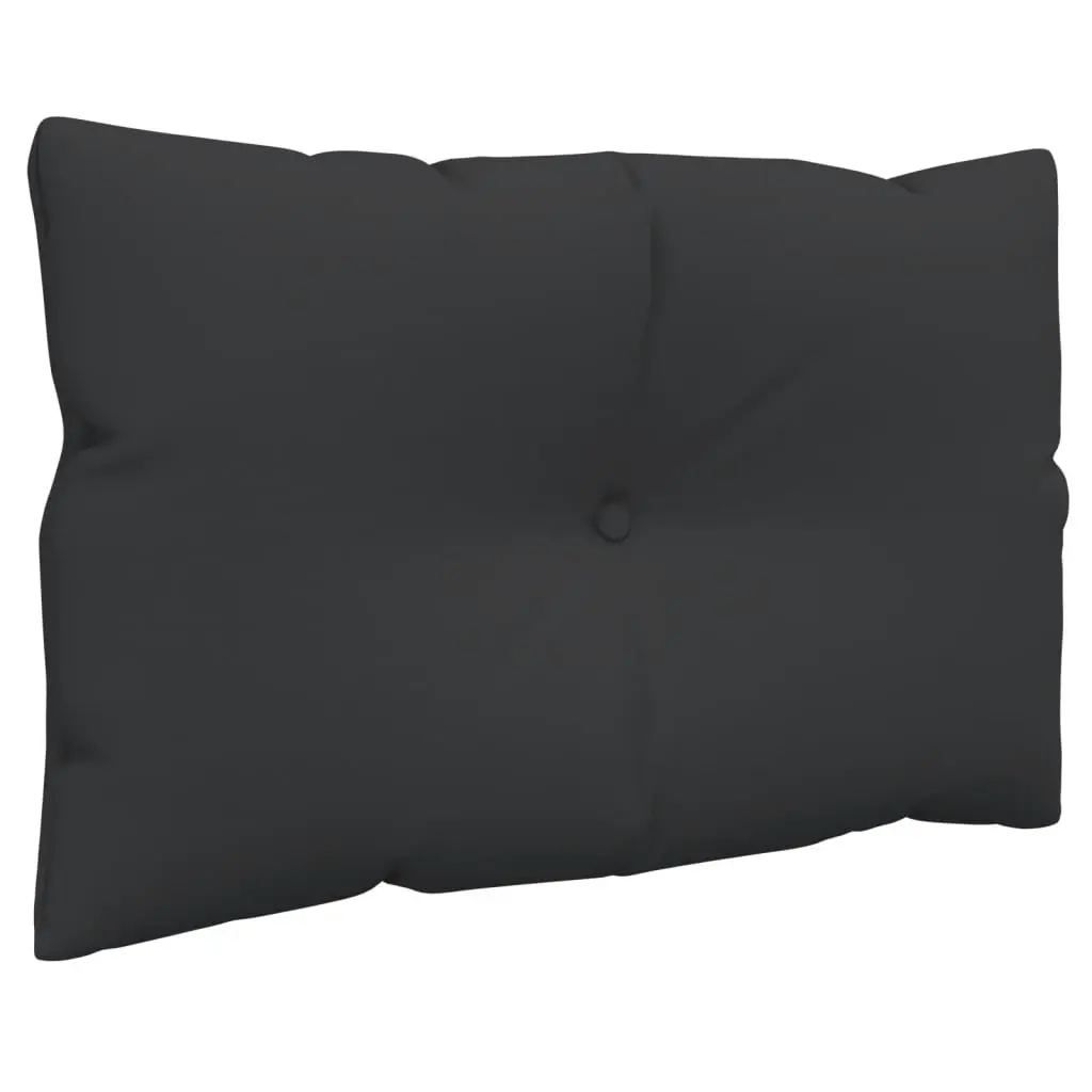 Pallet Cushions 2 pcs Black Fabric 360841