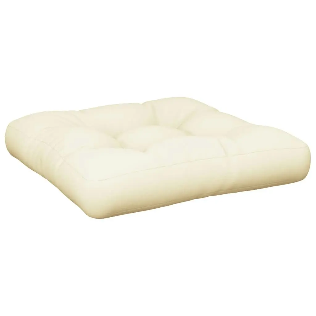 Pallet Cushions 2 pcs Cream Fabric 360647