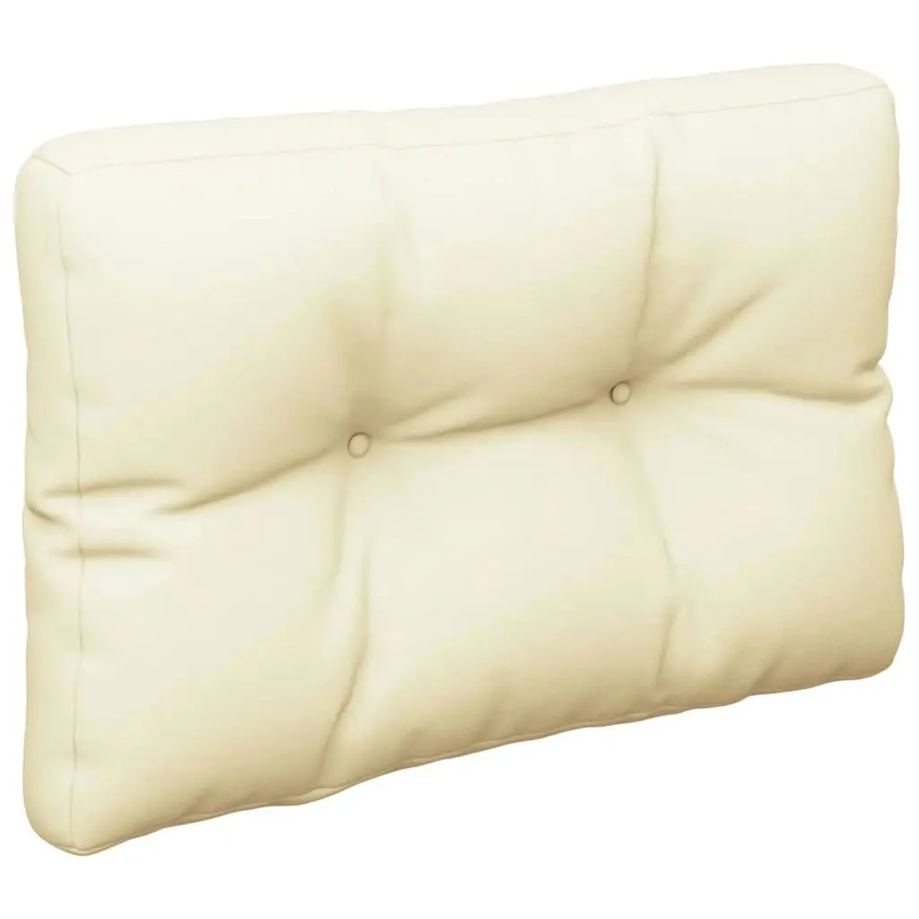 Pallet Cushions 2 pcs Cream Fabric 360647