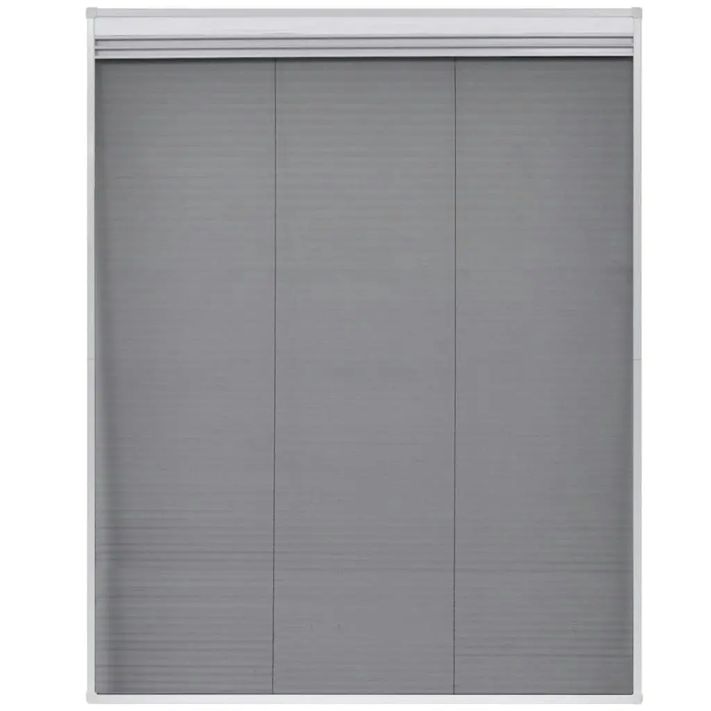 Plisse Insect Screen for Windows Aluminium 80x100 cm with Shade 142616