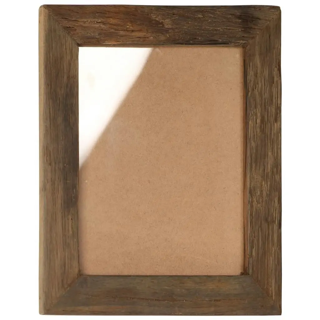 Photo Frames 2 pcs 34x40 cm Solid Reclaimed Wood and Glass 282895