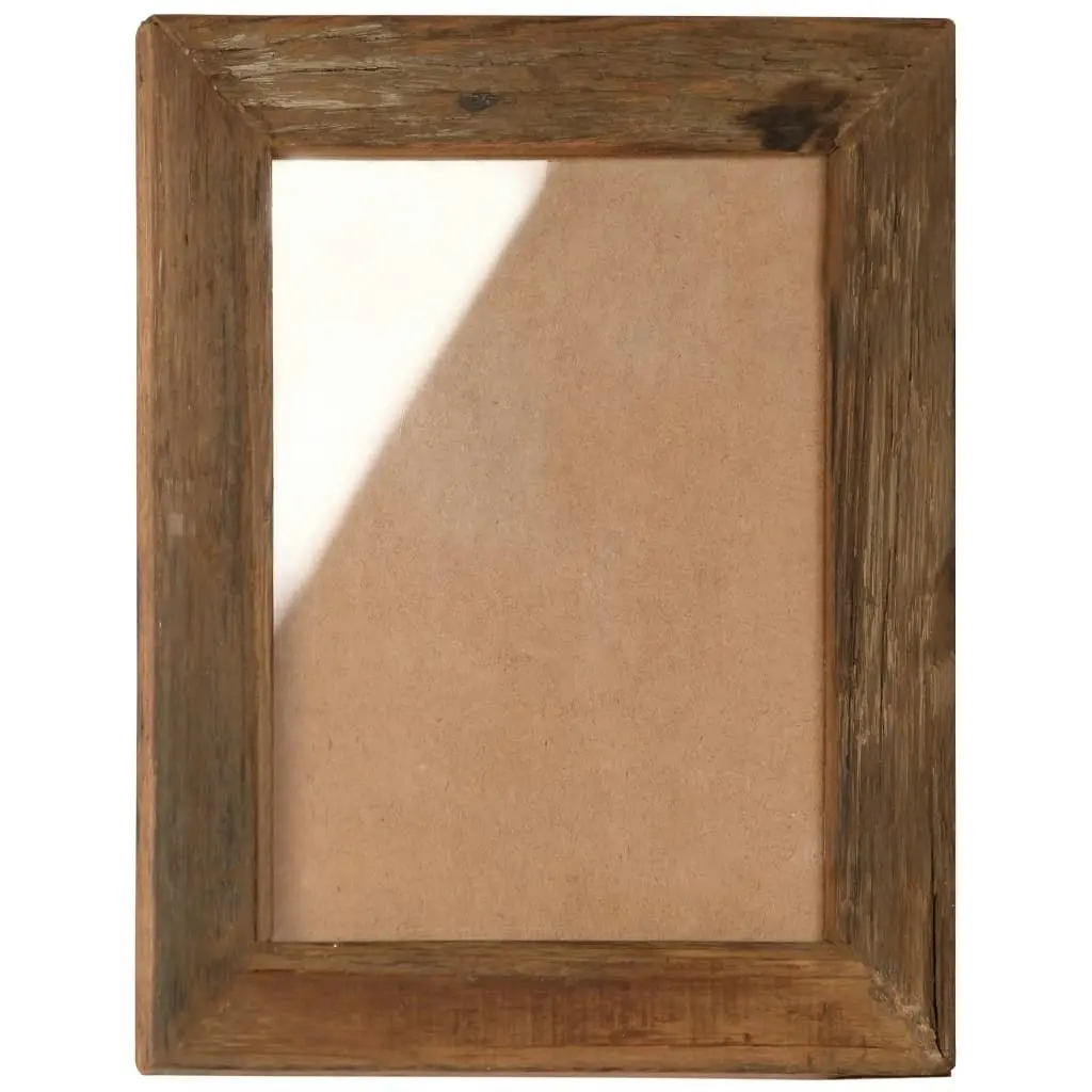 Photo Frames 2 pcs 34x40 cm Solid Reclaimed Wood and Glass 282895