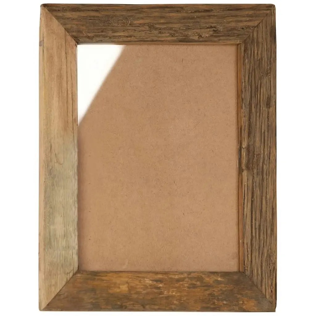 Photo Frames 2 pcs 34x40 cm Solid Reclaimed Wood and Glass 282895