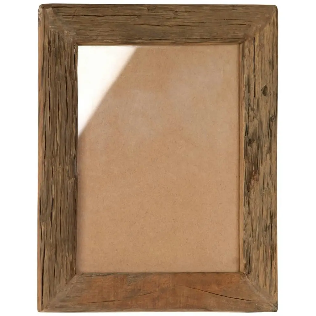 Photo Frames 2 pcs 34x40 cm Solid Reclaimed Wood and Glass 282895