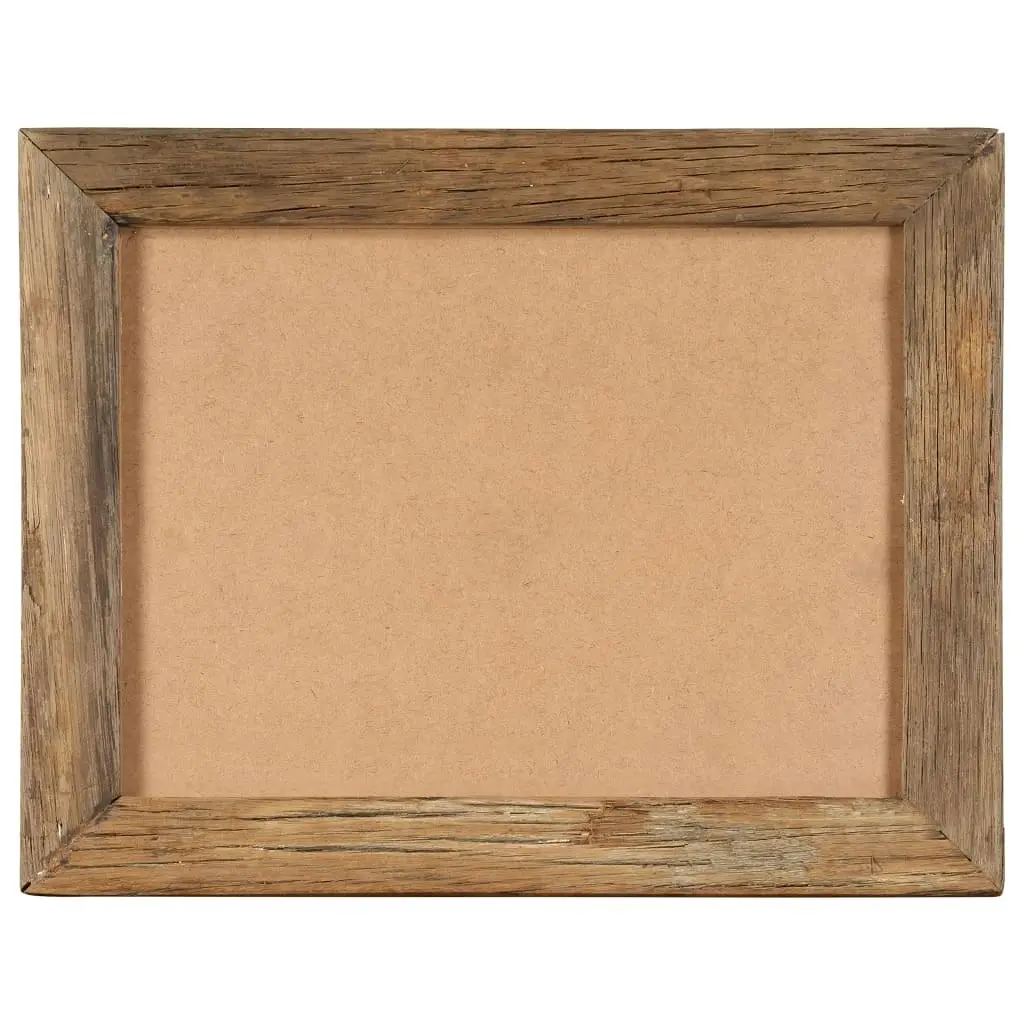 Photo Frames 2 pcs 34x40 cm Solid Reclaimed Wood and Glass 282895