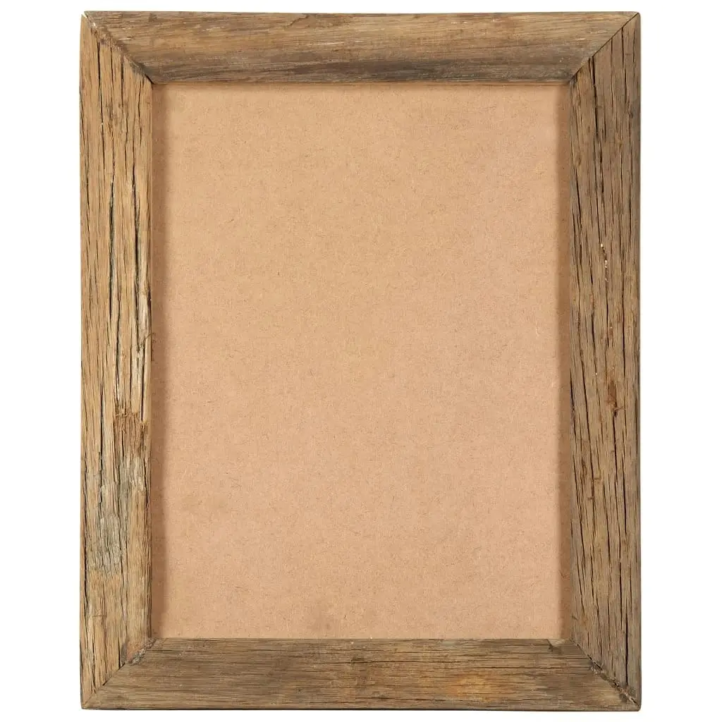 Photo Frames 2 pcs 34x40 cm Solid Reclaimed Wood and Glass 282895