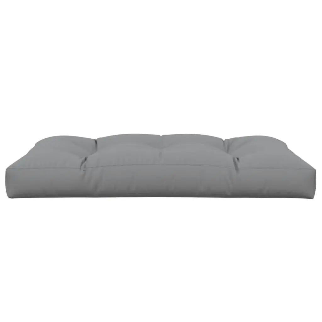 Pallet Cushion Grey 120x80x12 cm Fabric 360514