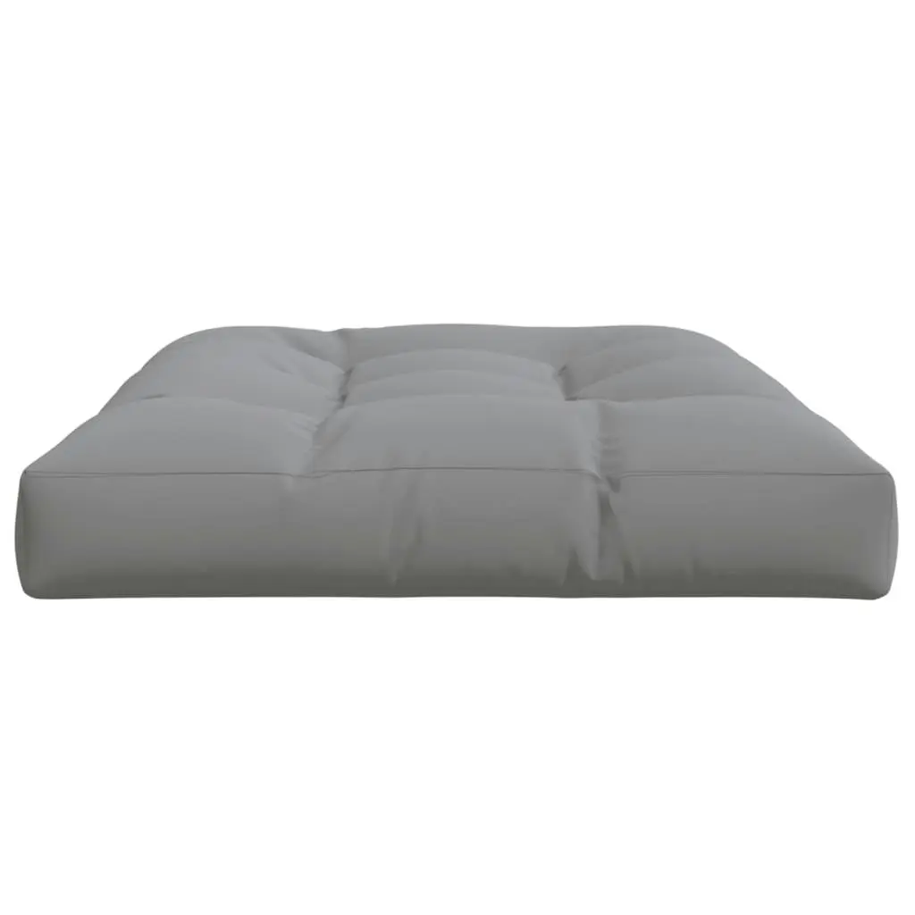 Pallet Cushion Grey 120x80x12 cm Fabric 360514