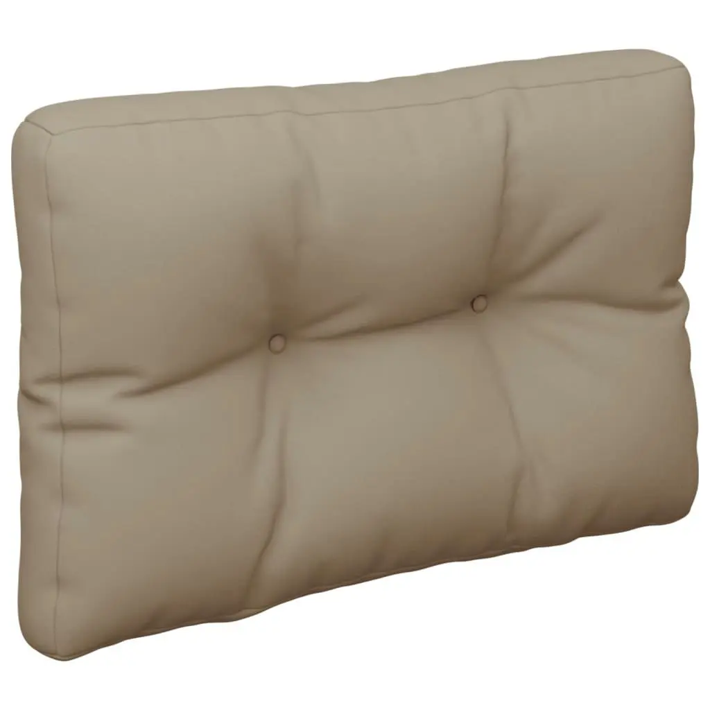 Pallet Cushions 2 pcs Taupe Fabric 360675