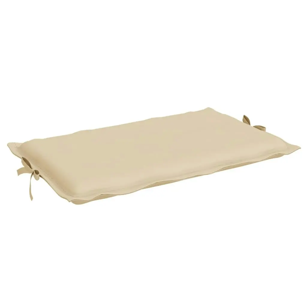 Sun Lounger Cushion Beige 186x58x3cm Oxford Fabric 314161