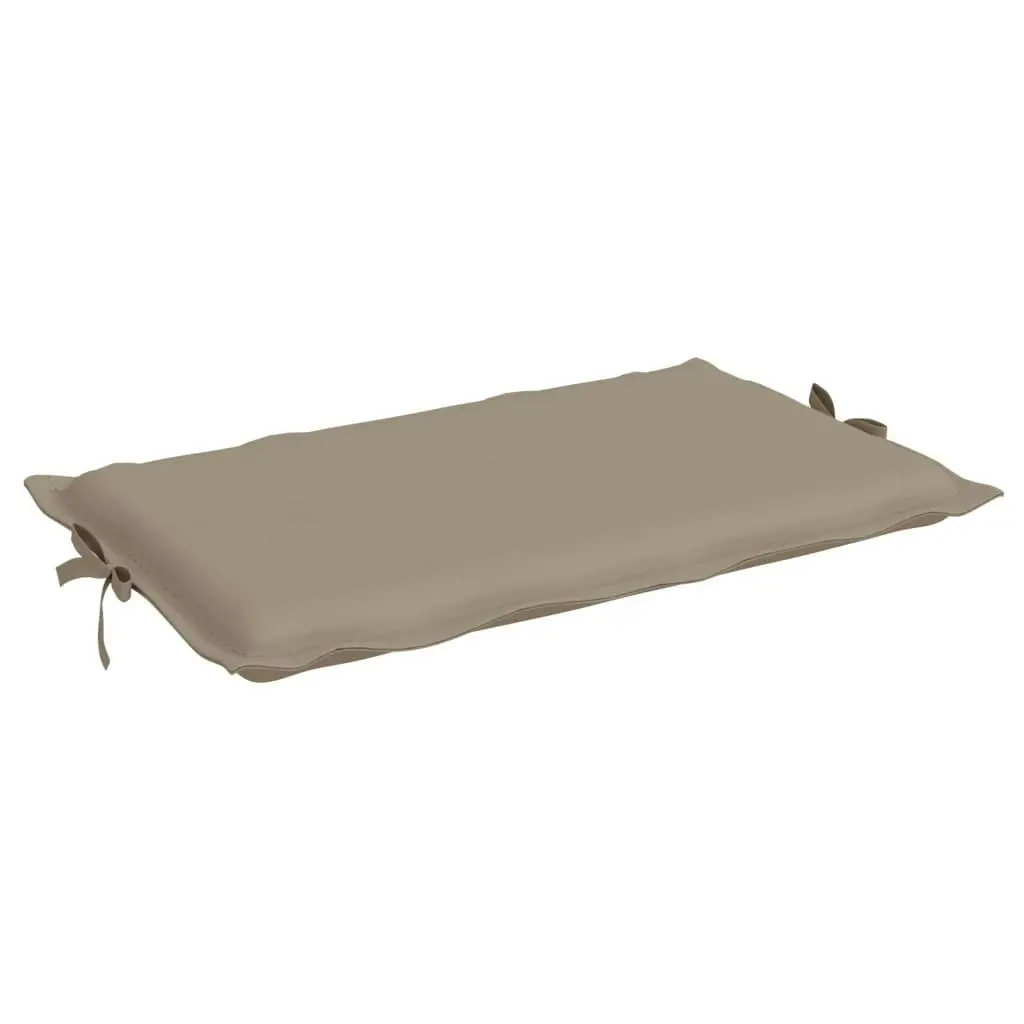 Sun Lounger Cushion Taupe 186x58x3cm Oxford Fabric 314166