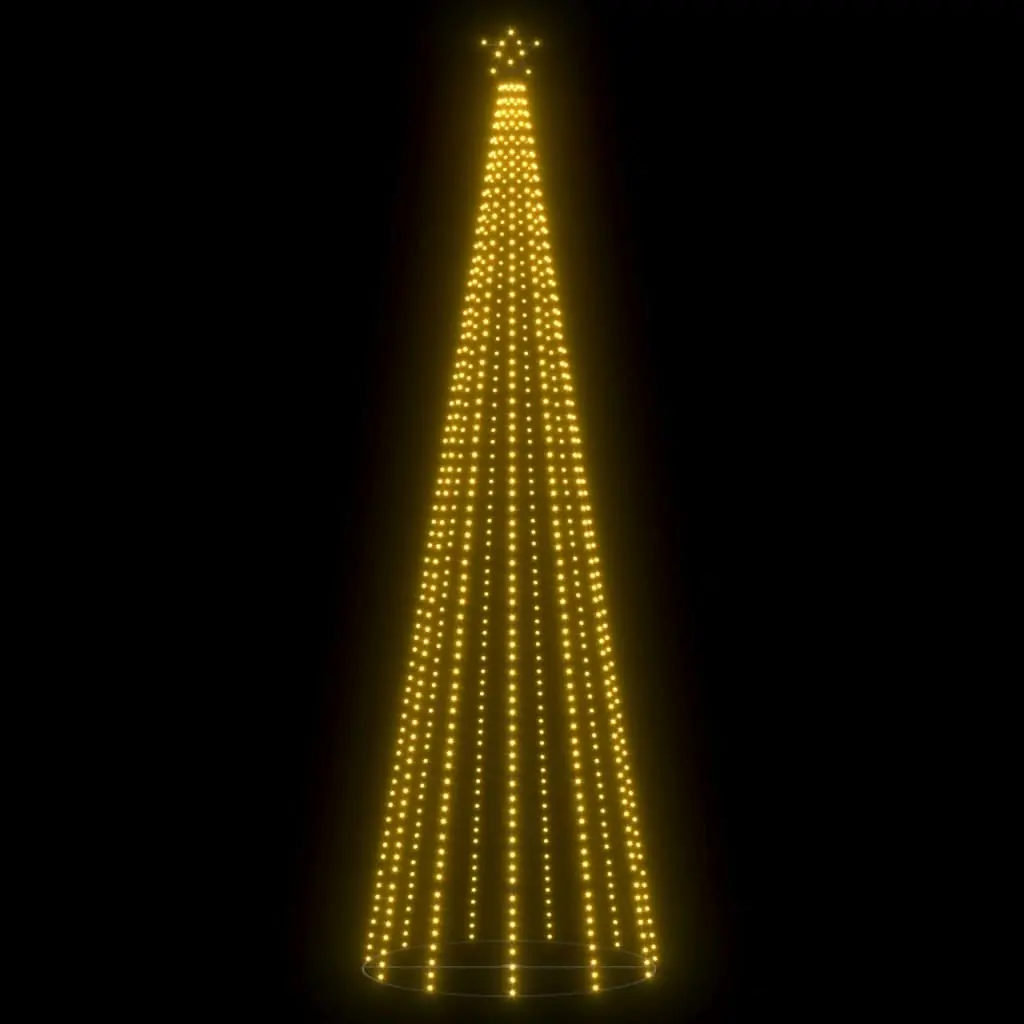 Christmas Cone Tree 752 Warm White LEDs Decoration 160x500 cm 328722