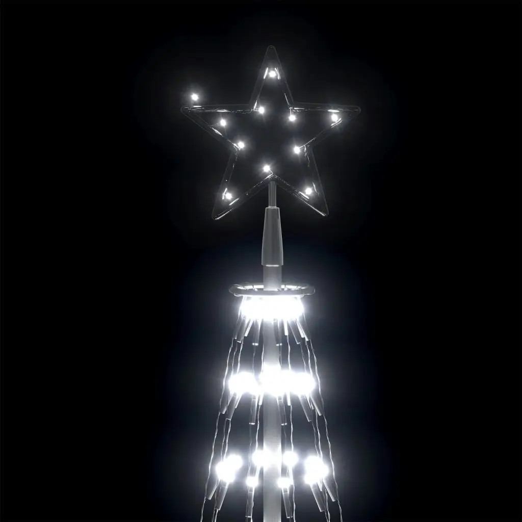 Christmas Cone Tree 752 Cold White LEDs Decoration 160x500 cm 328724