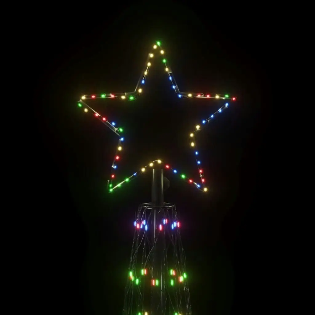 Christmas Cone Tree Colourful 3000 LEDs 230x800 cm 343718