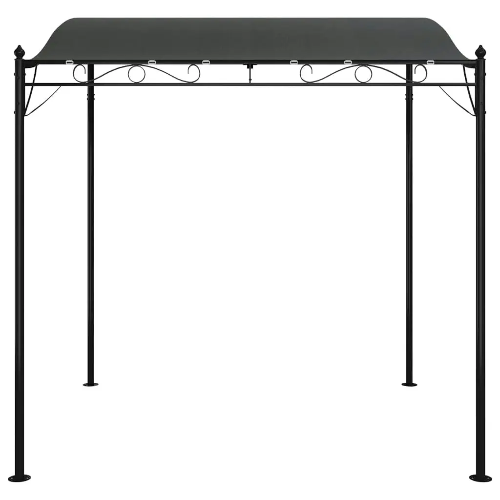 Canopy Anthracite 2x2.3 m 180 g/mÂ² Fabric and Steel 362392