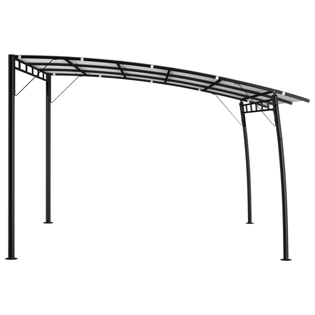 Garden Sunshade Awning 4x3x2.55 m Cream 47976