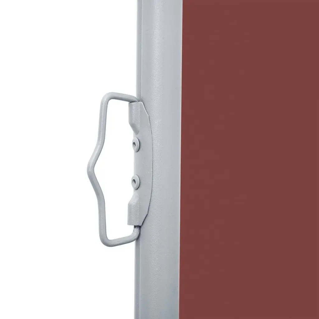 Retractable Side Awning Brown 140x600 cm 48457