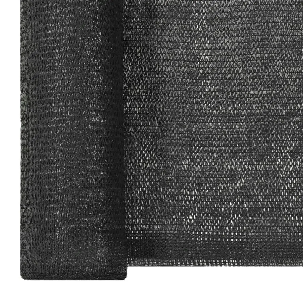 Privacy Net HDPE 1.5x25 m Black 45235