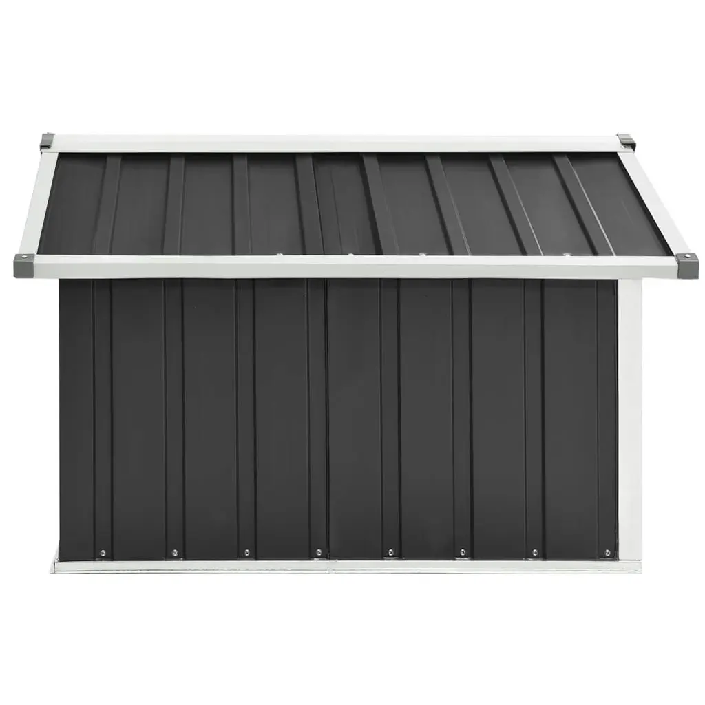 Garden Robot Lawnmower Shed 92x97x63 cm Galvanised Steel Anthracite 150909