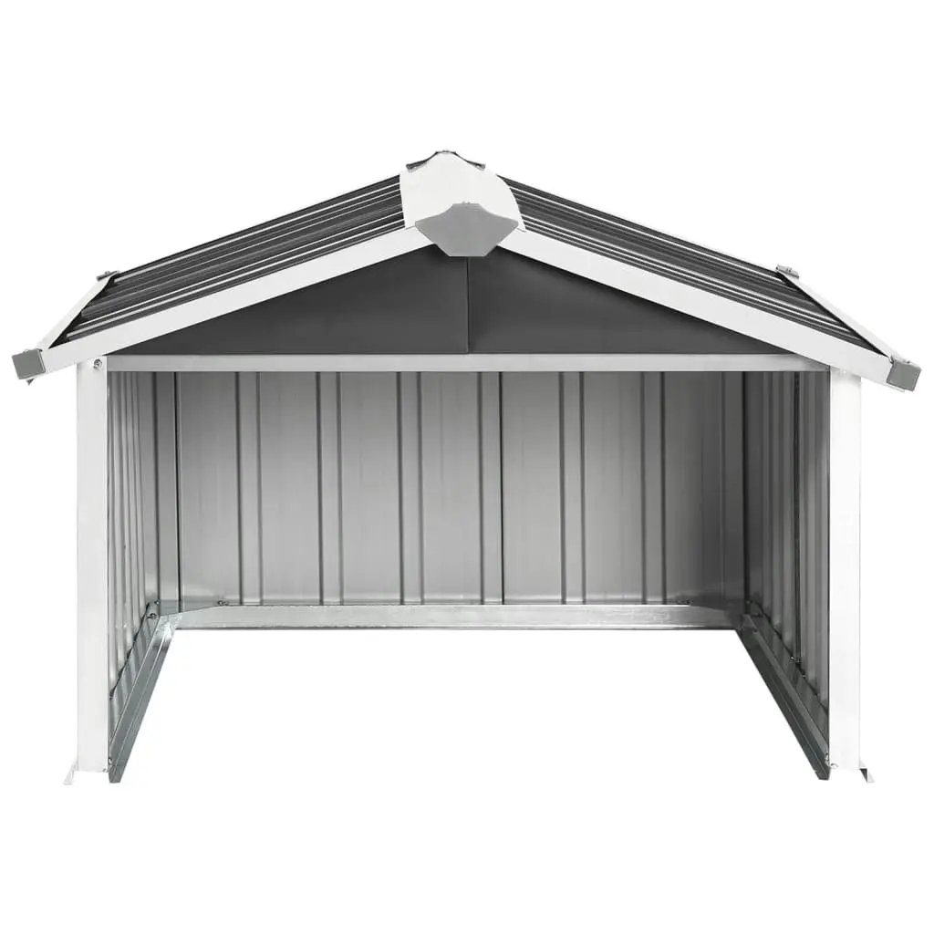 Garden Robot Lawnmower Shed 92x97x63 cm Galvanised Steel Anthracite 150909