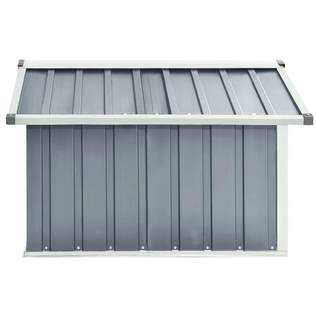 Garden Robot Lawnmower Shed 92x97x63 cm Galvanised Steel Grey 150908