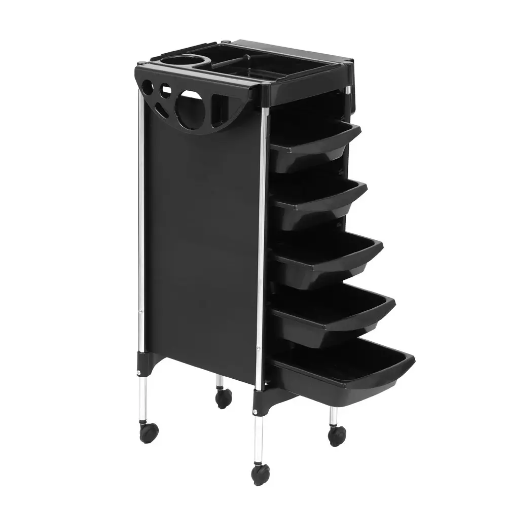 Embellir Salon Trolley Cart Spa Beauty Rolling Tray Hairdressing Storage 6 Tiers