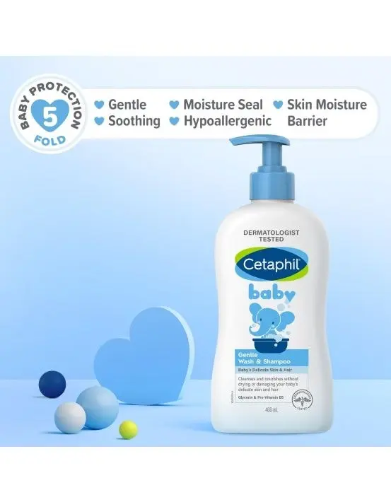 Cetaphil Baby Gentle Wash and Shampoo 400ml