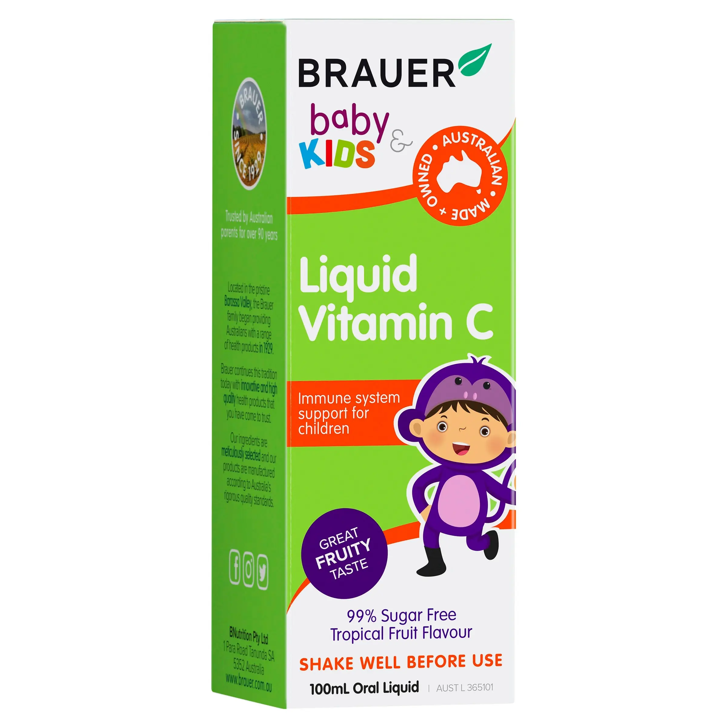 Brauer Baby & Kids Liquid Vitamin C 100mL