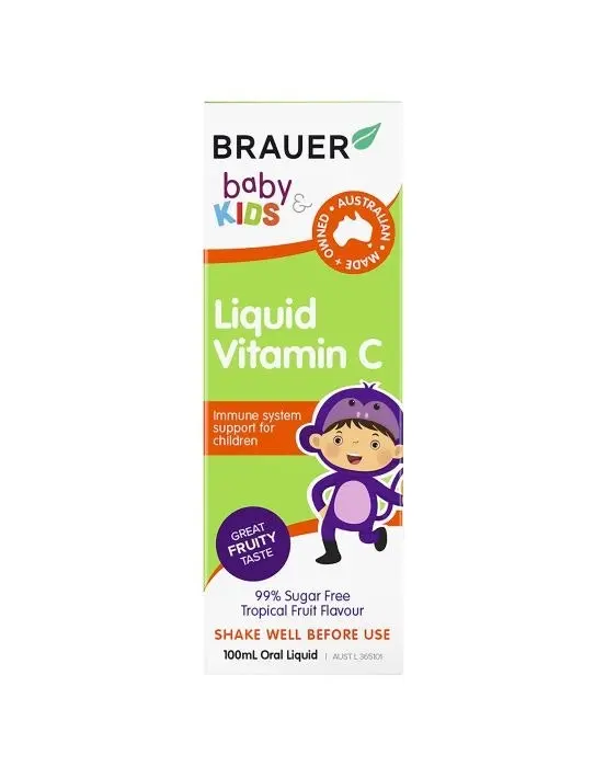 Brauer Baby & Kids Liquid Vitamin C 100mL