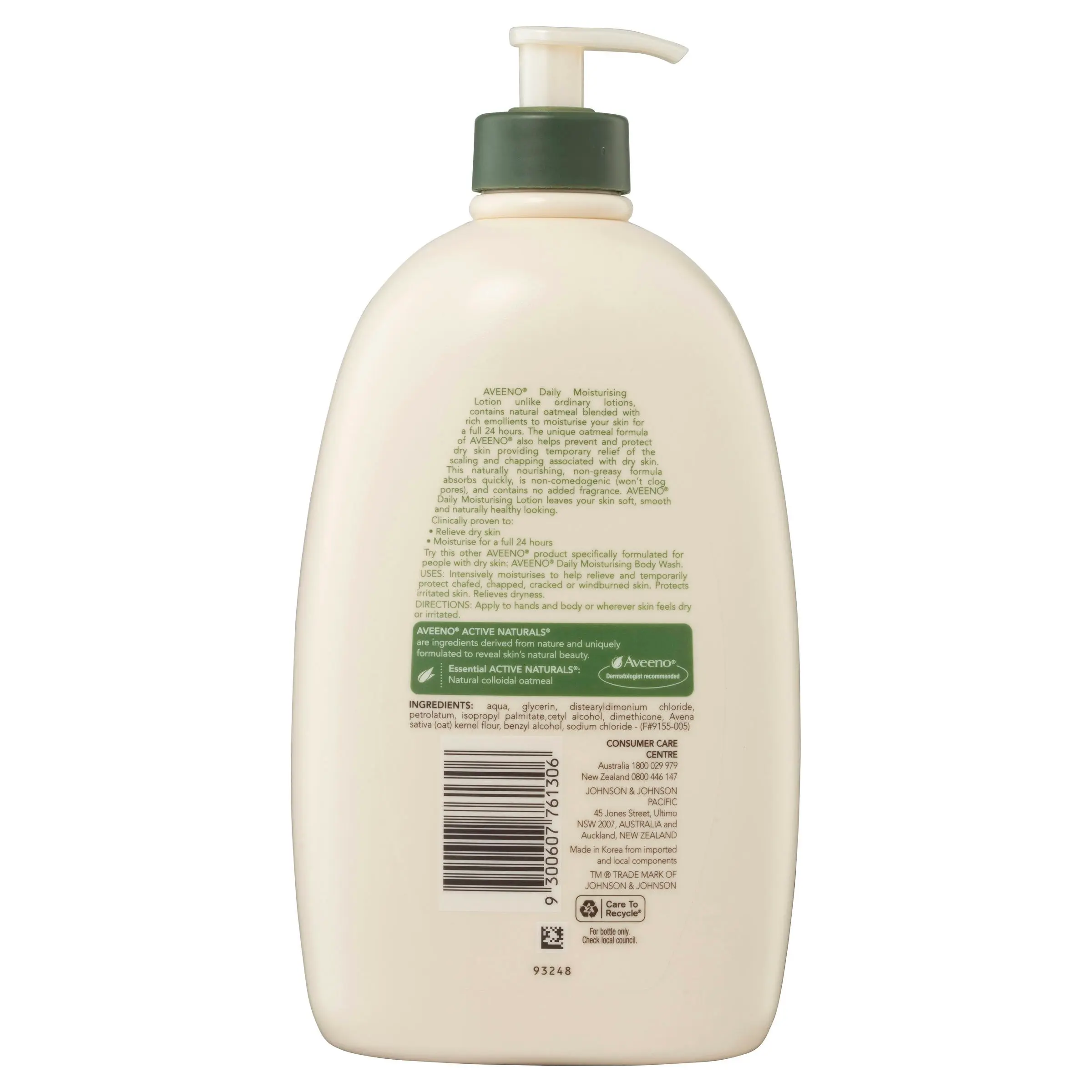 Aveeno Active Naturals Daily Moisturising Body Lotion 1L