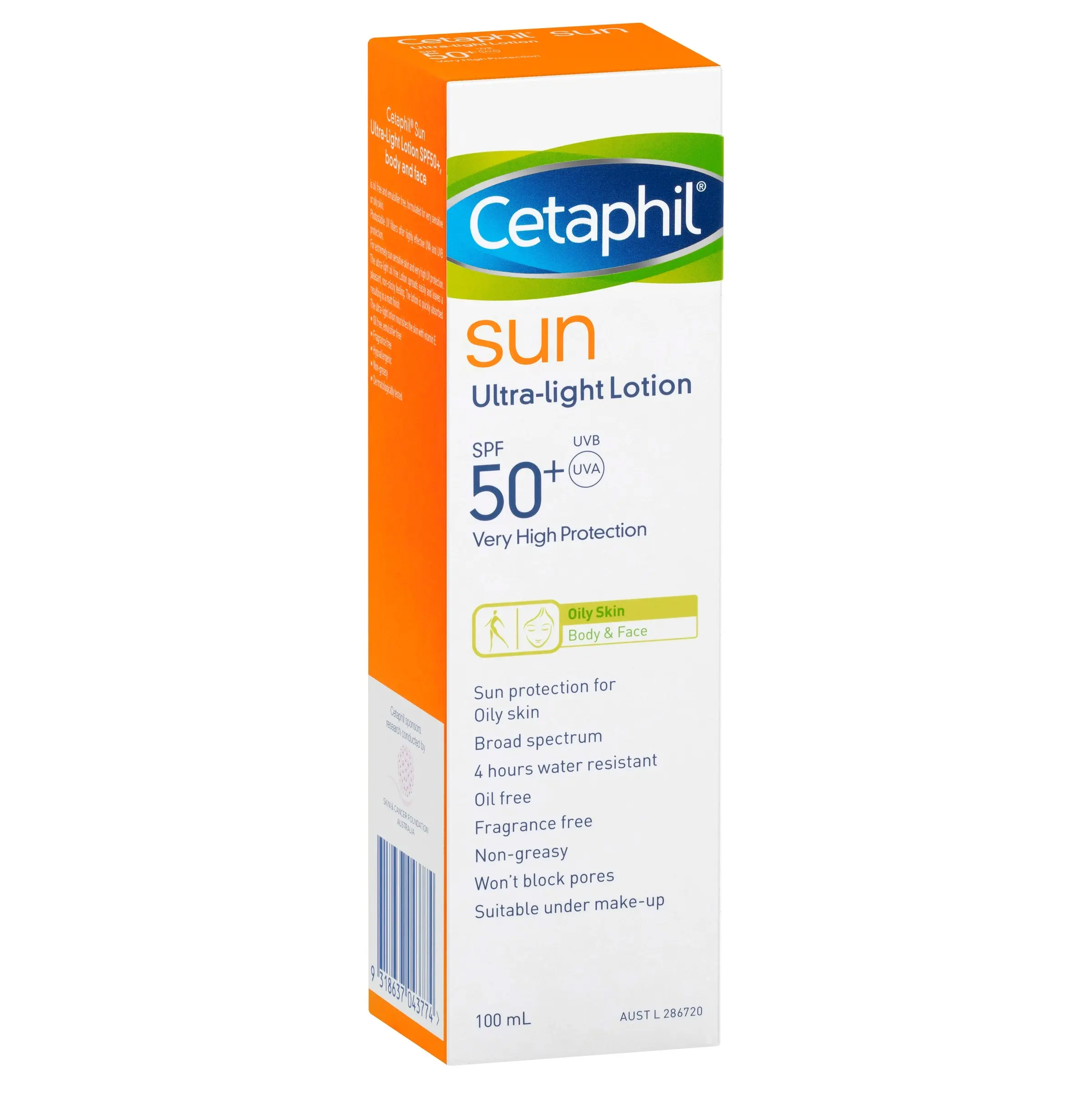 Cetaphil Sun Spf 50+Ultra Light Lotion 100mL