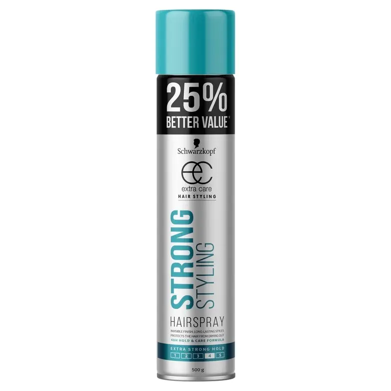 Schwarzkopf Extra Care Strong Styling Hairspray 500g