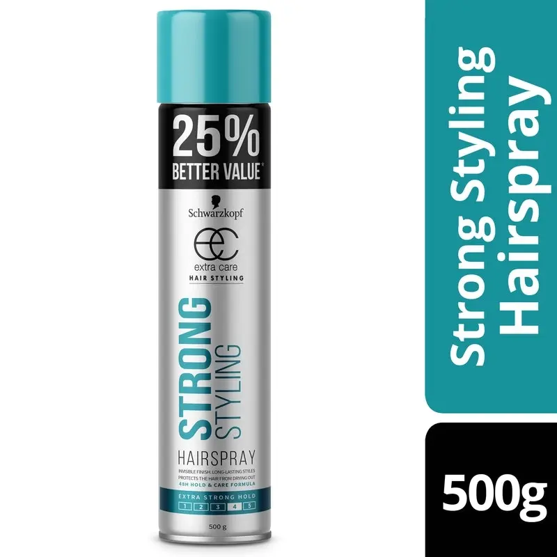 Schwarzkopf Extra Care Strong Styling Hairspray 500g