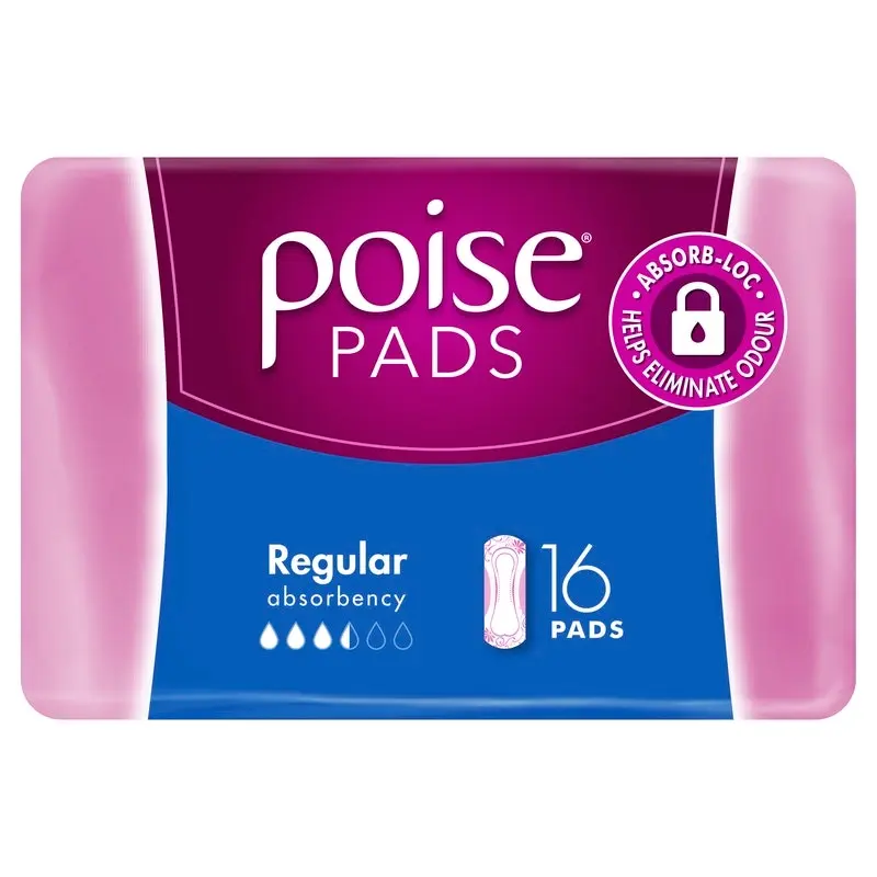 Poise Pads Regular 16 Pack