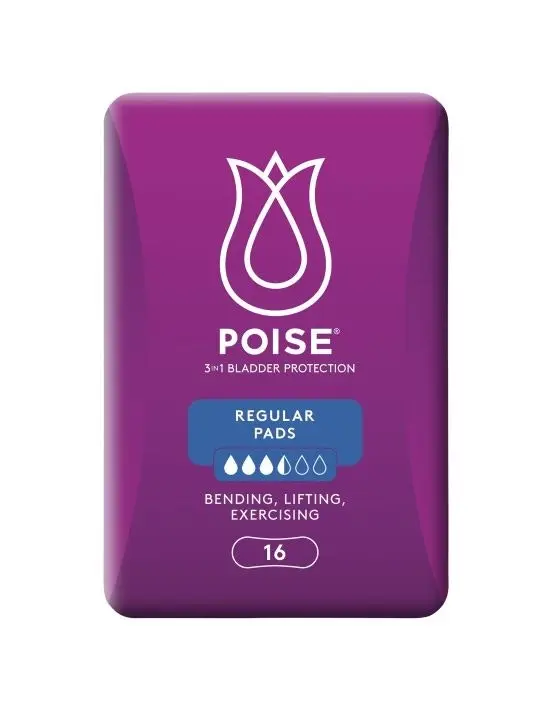 Poise Pads Regular 16 Pack