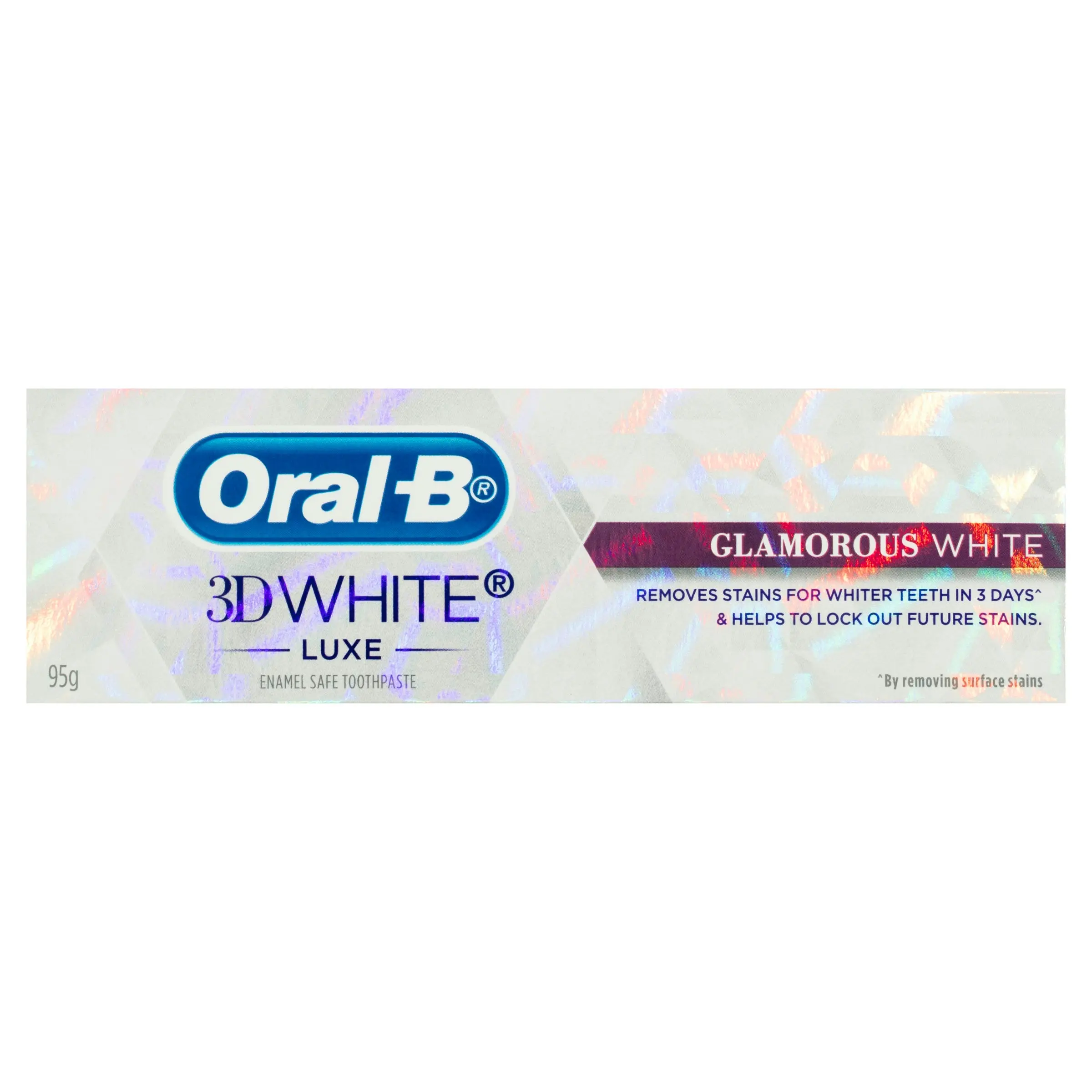 Oral B 3DWhite Luxe Glamorous White Toothpaste 95 g