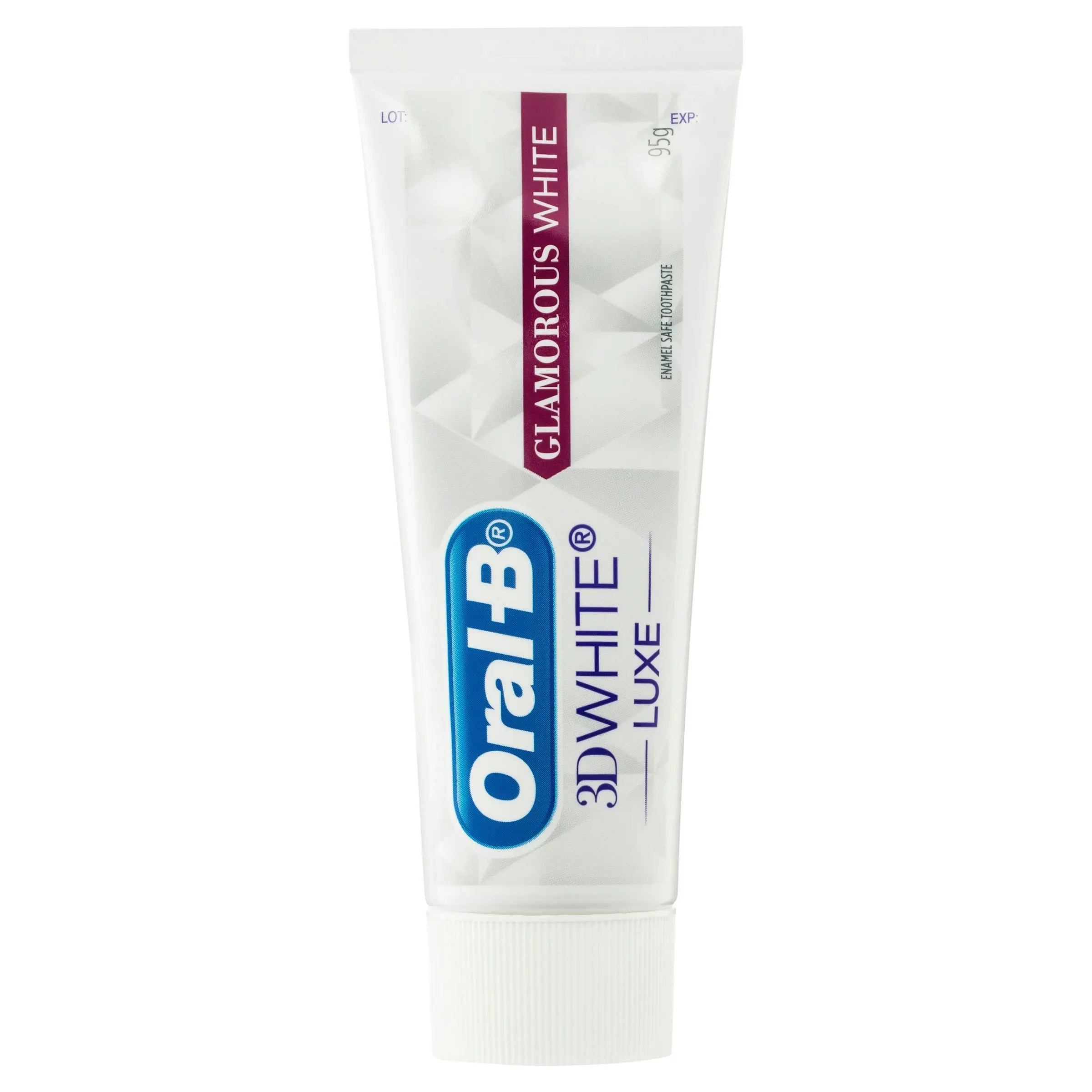 Oral B 3DWhite Luxe Glamorous White Toothpaste 95 g