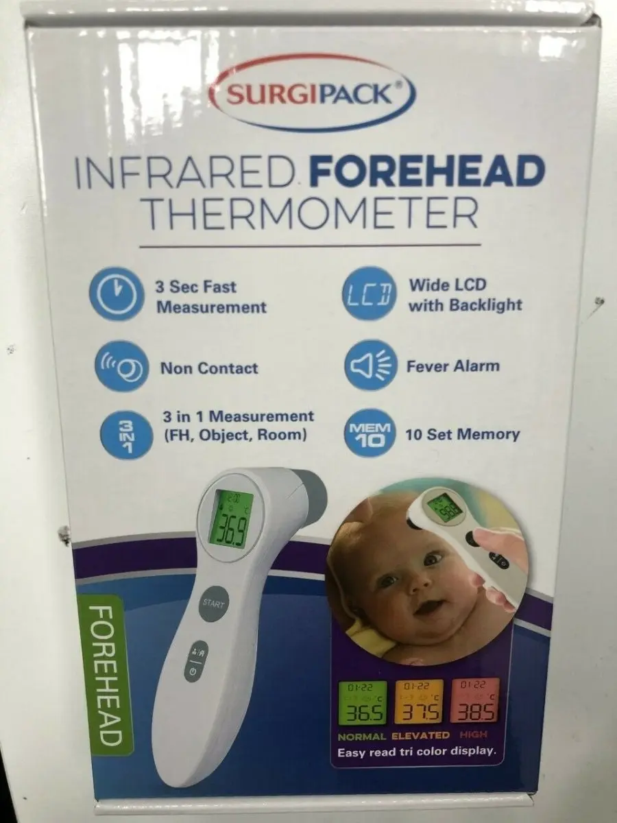 SurgiPack Infrared Forehead Thermometer