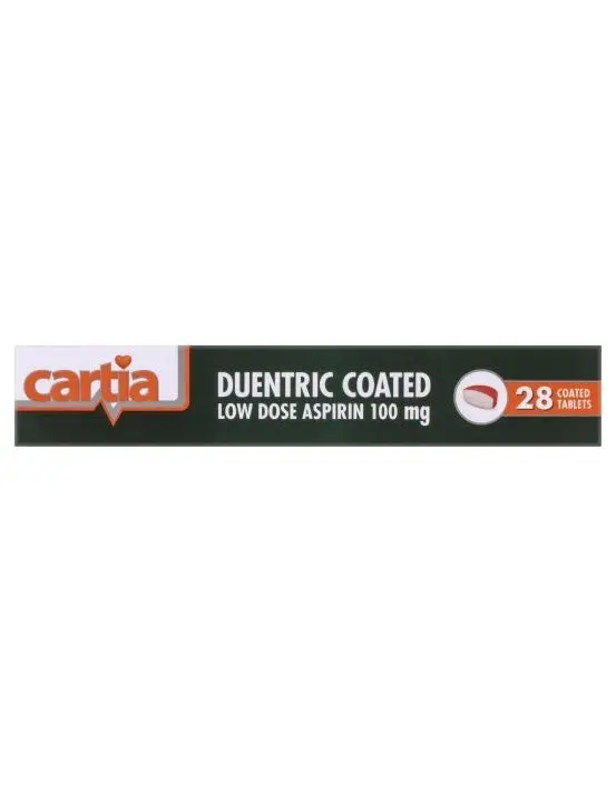 Cartia 100mg 28 Tablets