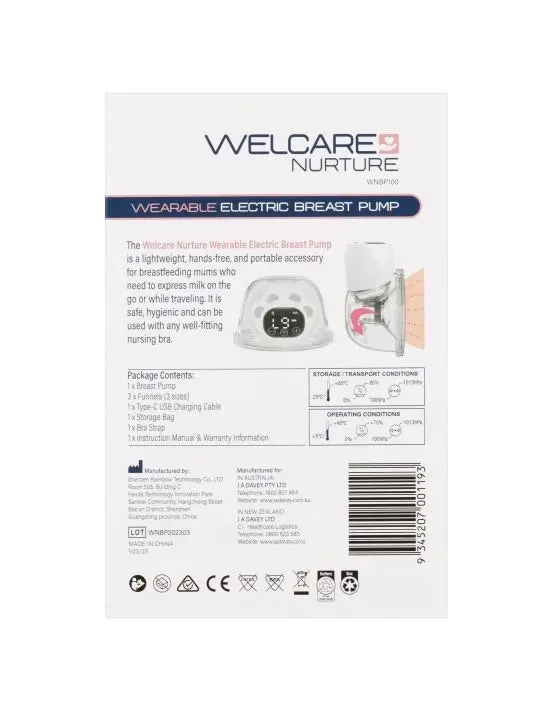 Welcare Nurture Wearable Electric Breast Pump