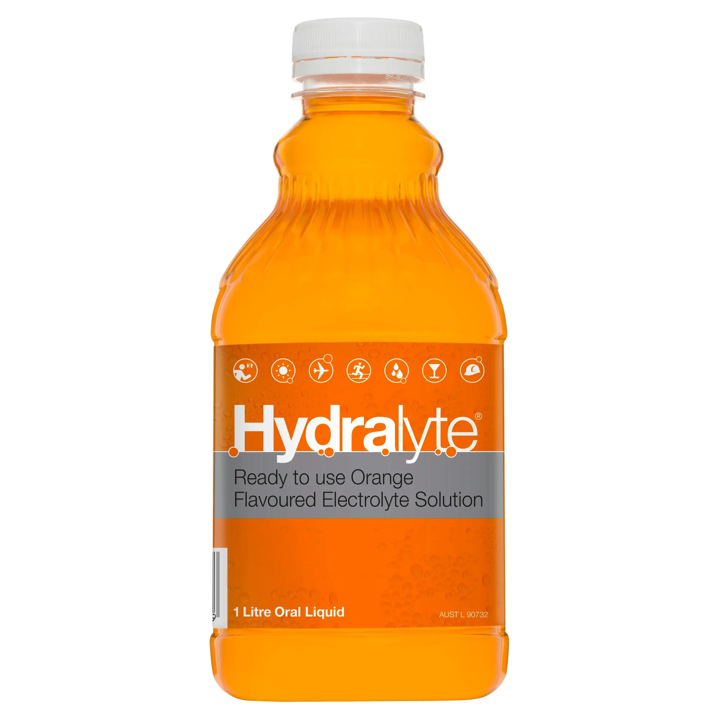 Hydralyte Ready to use Electrolyte Solution Orange 1L