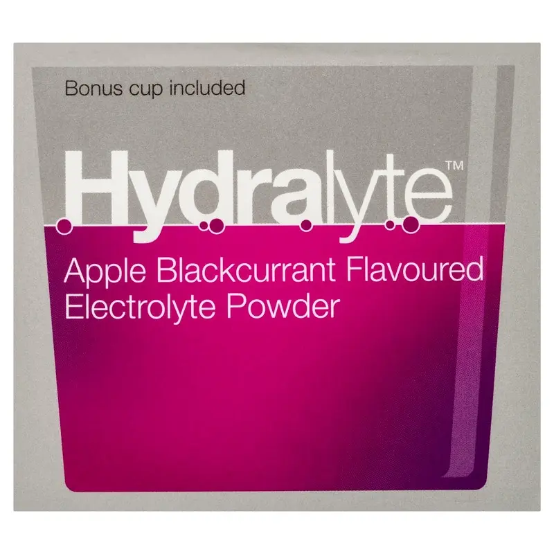 Hydralyte Electrolyte Powder Apple Blackcurrant 10 Pack