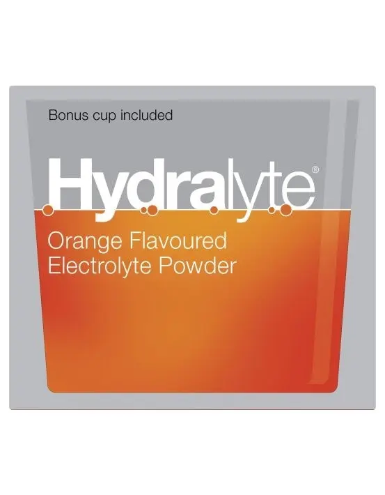 Hydralyte Electrolyte Powder Orange 10 Pack