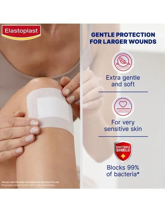 Elastoplast Sensitive Dressing XL 6x7cm 5 Pack