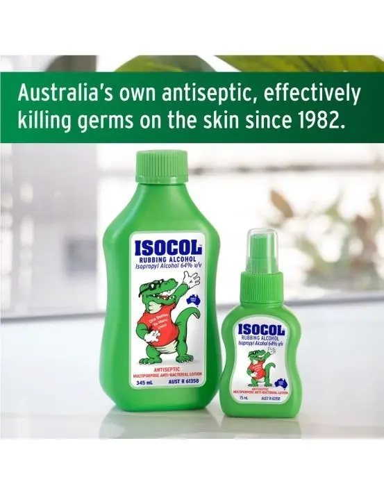 Isocol Rubbing Alcohol Antiseptic 345mL